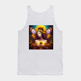 Sunflower Goddess Manifest Tank Top